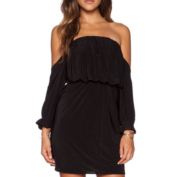T-Bags Los Angeles Size XS Off Shoulder Mini Dress - Picture 1 of 8